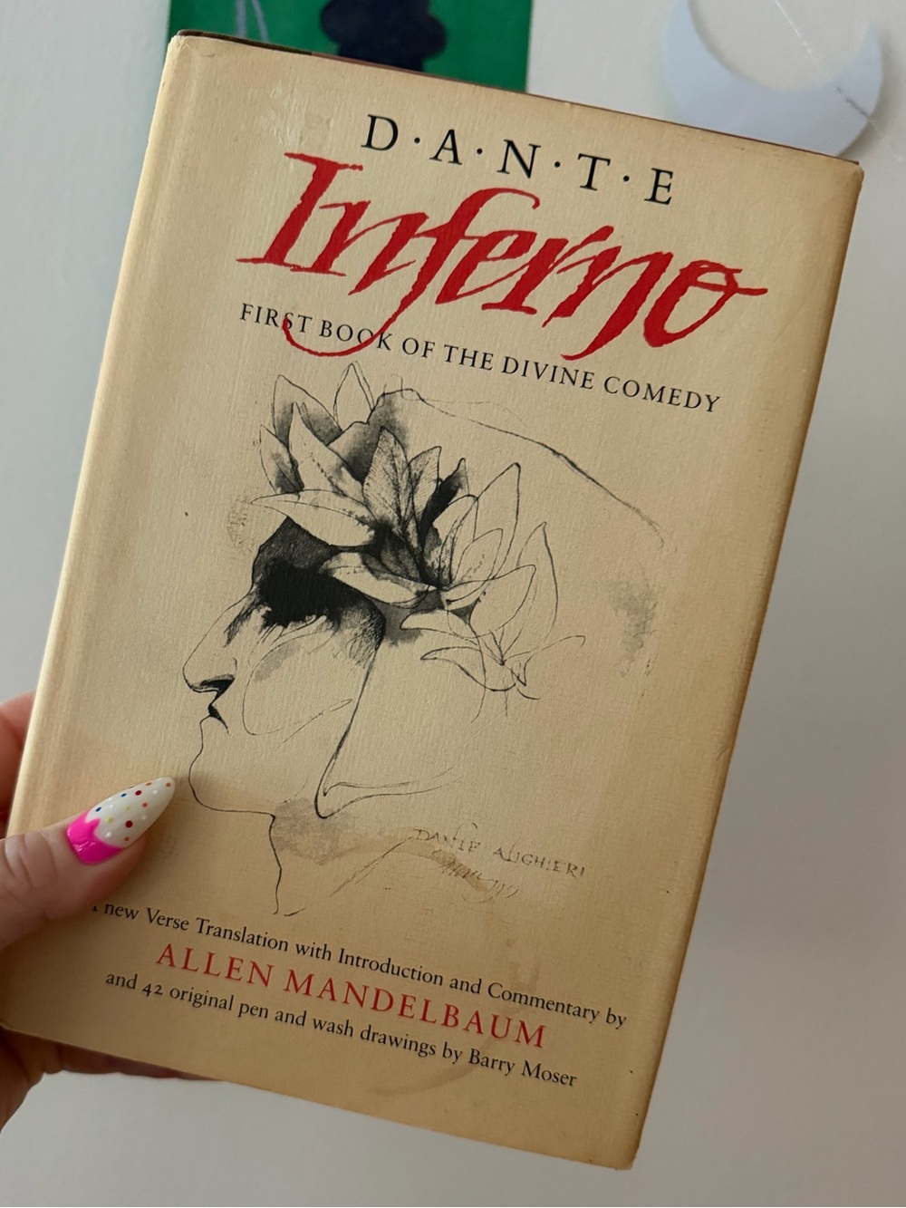 Inferno First Book of the Divine Comedy Dante Allen Mandelbaum 1981 Hardcover